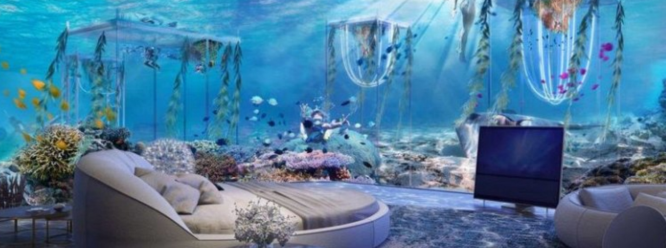 В Дубае началось строительство первого в мире пятизвездочного подводного курорта!